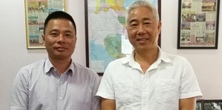 陈育科总经理访问老挝波里坎赛项目 老挝丽晶控股 Allen Wu 董事长热情接待并举行会谈