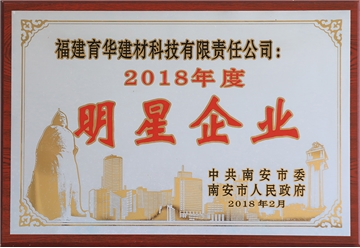 2018年度南安市明星企业